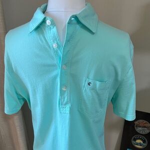 Criquet Players Shirt Polo - Light Aqua, Size M